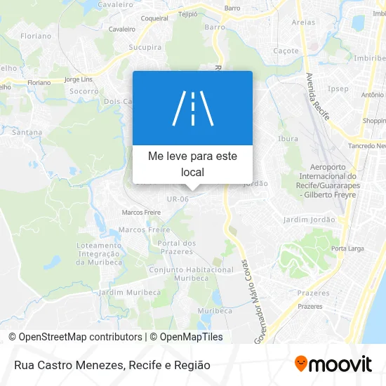 Rua Castro Menezes mapa