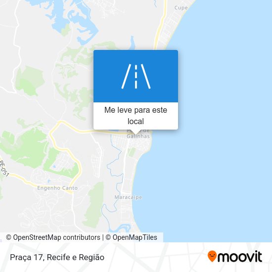 Praça 17 mapa