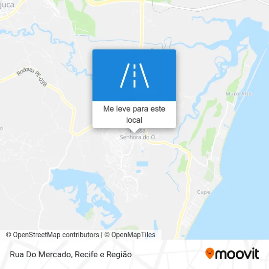 Rua Do Mercado mapa