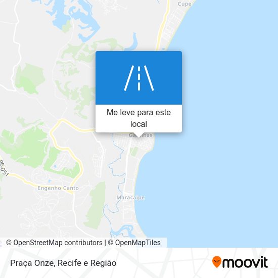 Praça Onze mapa