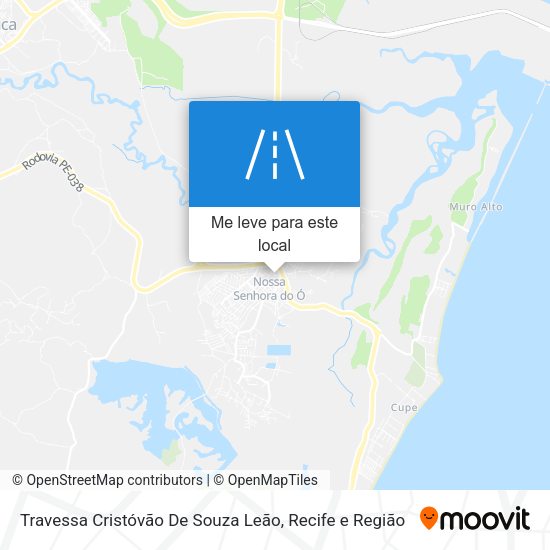 Travessa Cristóvão De Souza Leão mapa