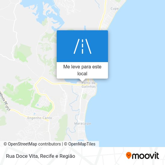 Rua Doce Vita mapa