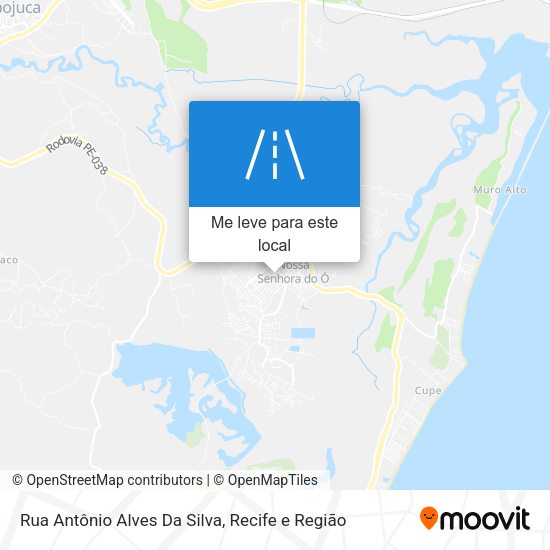 Rua Antônio Alves Da Silva mapa