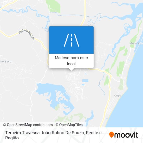 Terceira Travessa João Rufino De Souza mapa