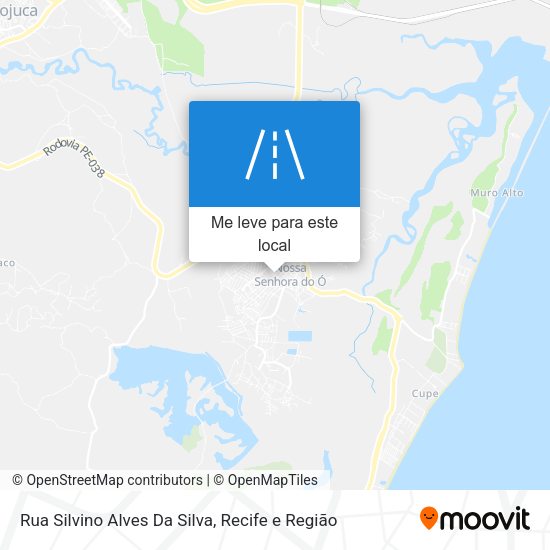 Rua Silvino Alves Da Silva mapa