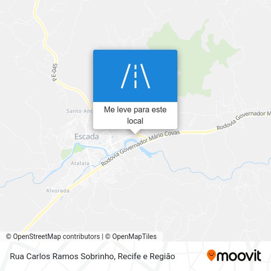Rua Carlos Ramos Sobrinho mapa