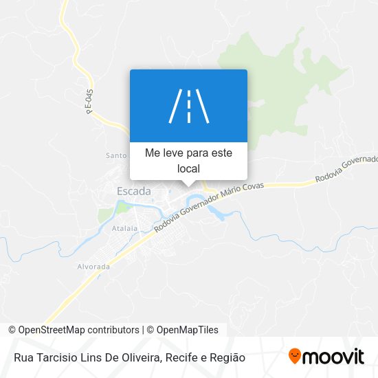 Rua Tarcisio Lins De Oliveira mapa