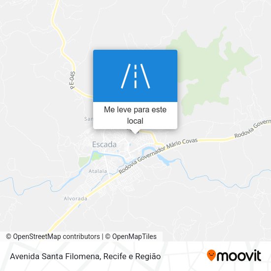 Avenida Santa Filomena mapa