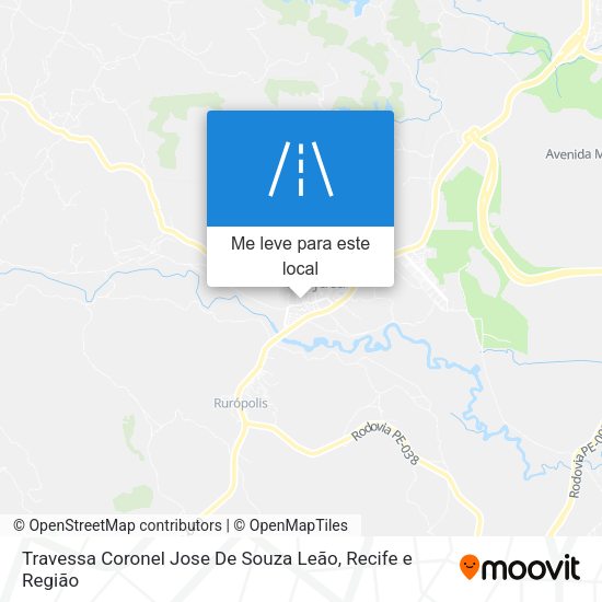Travessa Coronel Jose De Souza Leão mapa