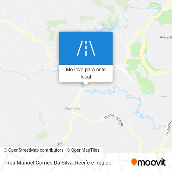 Rua Manoel Gomes Da Silva mapa