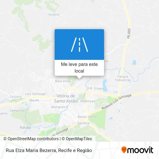 Rua Elza Maria Bezerra mapa