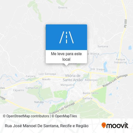 Rua José Manoel De Santana mapa