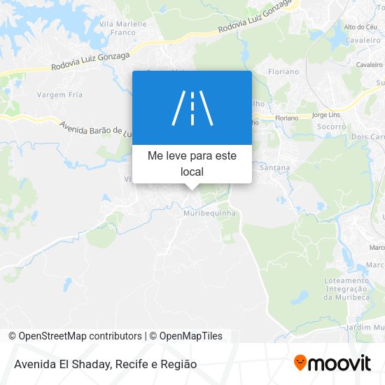 Avenida El Shaday mapa