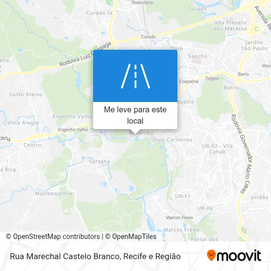 Rua Marechal Castelo Branco mapa