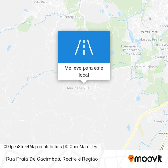 Rua Praia De Cacimbas mapa