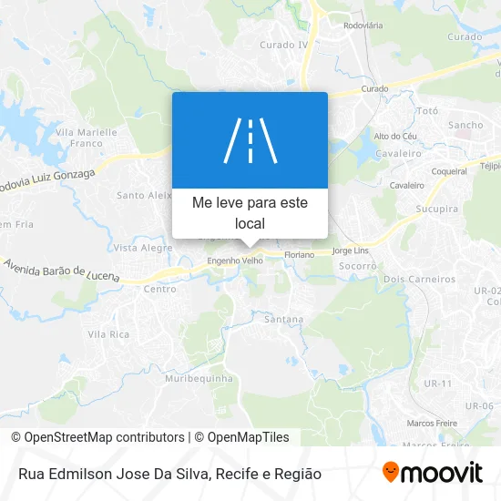 Rua Edmilson Jose Da Silva mapa