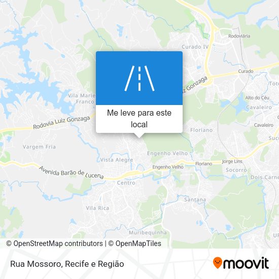 Rua Mossoro mapa