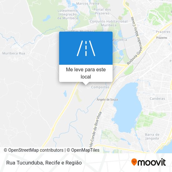 Rua Tucunduba mapa