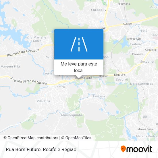 Rua Bom Futuro mapa