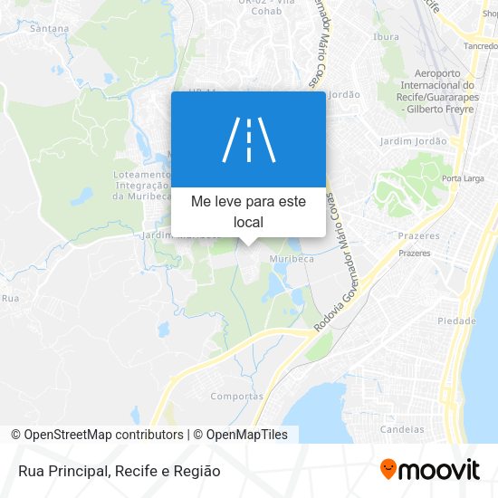 Rua Principal mapa