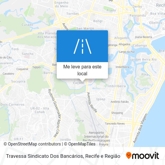 Travessa Sindicato Dos Bancários mapa