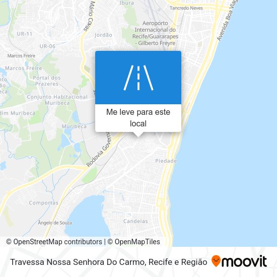Travessa Nossa Senhora Do Carmo mapa