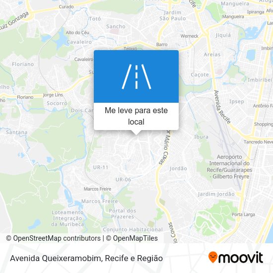 Avenida Queixeramobim mapa