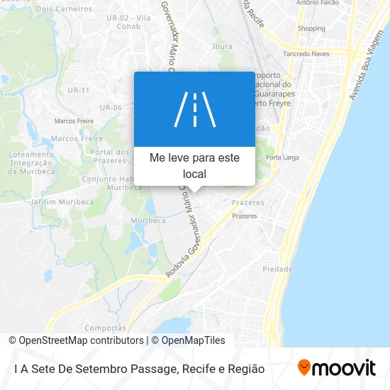 I A Sete De Setembro Passage mapa