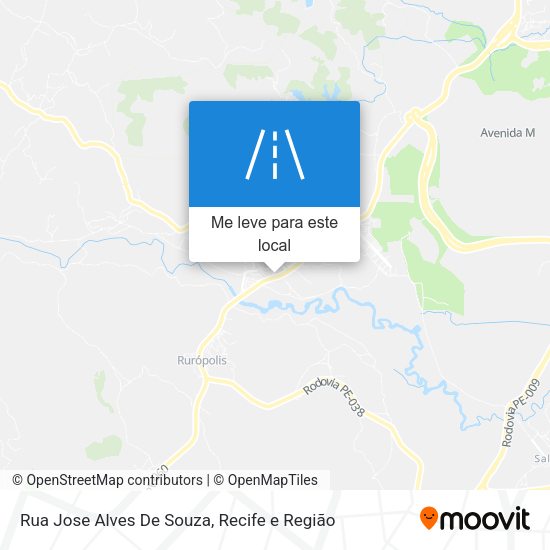 Rua Jose Alves De Souza mapa