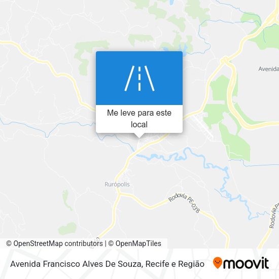 Avenida Francisco Alves De Souza mapa