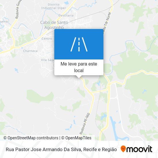 Rua Pastor Jose Armando Da Silva mapa
