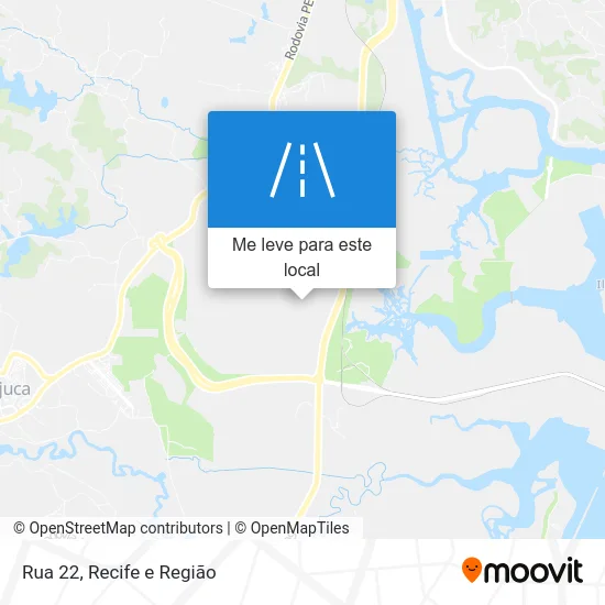 Rua 22 mapa