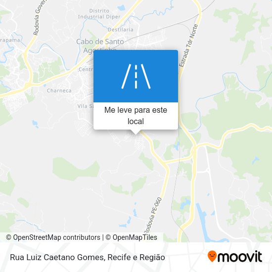 Rua Luiz Caetano Gomes mapa