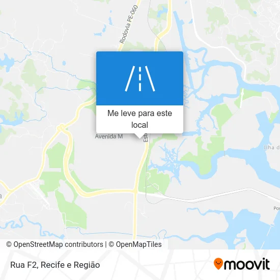 Rua F2 mapa