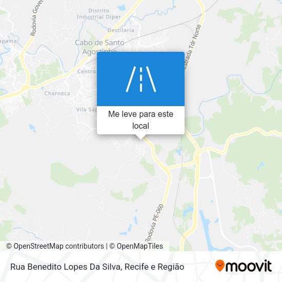 Rua Benedito Lopes Da Silva mapa