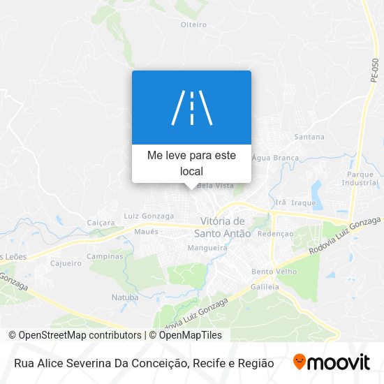 Rua Alice Severina Da Conceição mapa