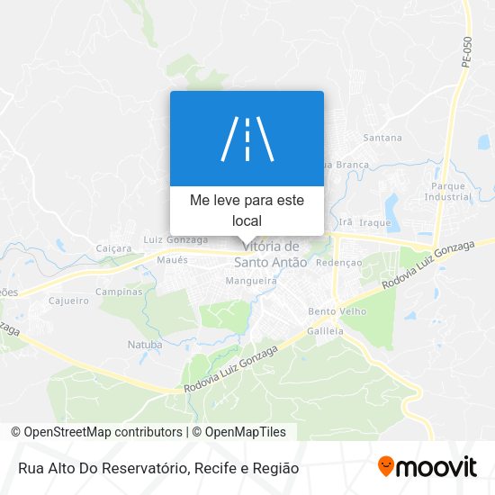 Rua Alto Do Reservatório mapa