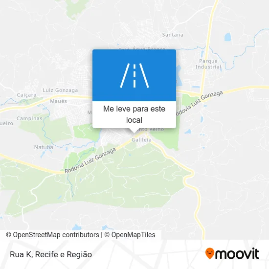 Rua K mapa