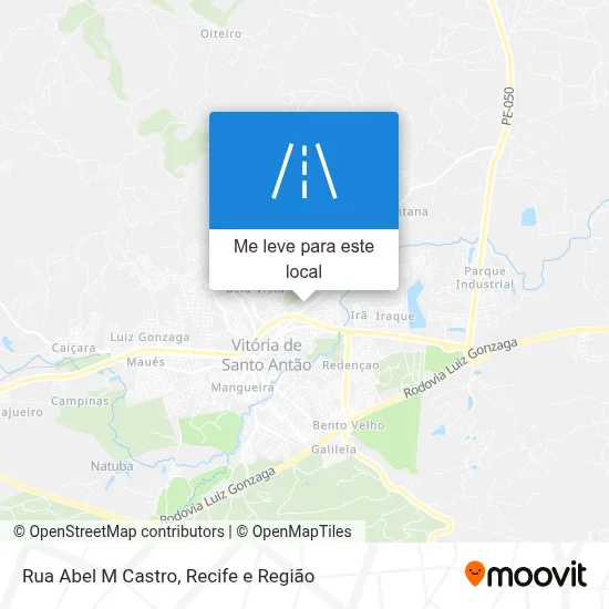 Rua Abel M Castro mapa
