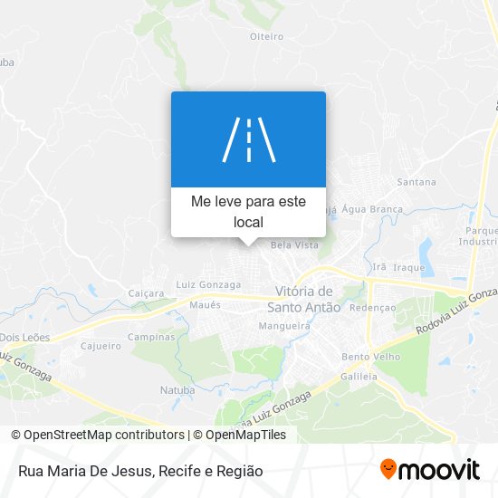 Rua Maria De Jesus mapa