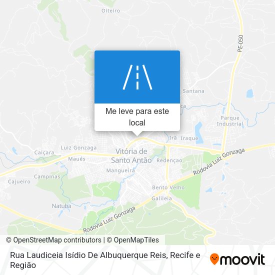 Rua Laudiceia Isídio De Albuquerque Reis mapa