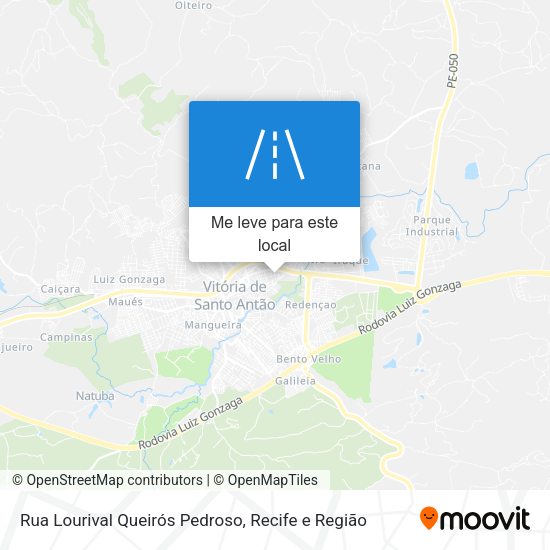 Rua Lourival Queirós Pedroso mapa