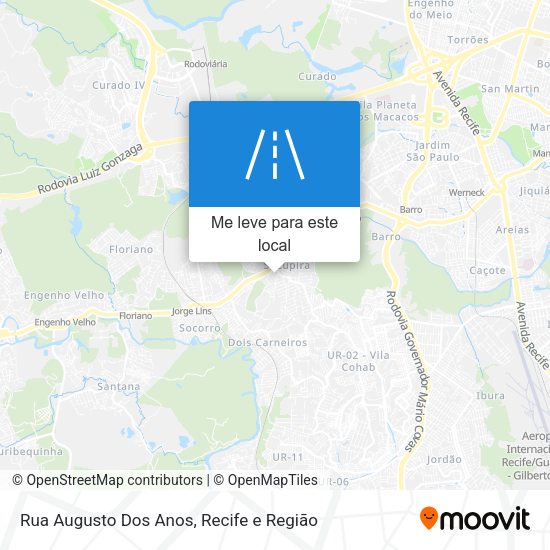 Rua Augusto Dos Anos mapa