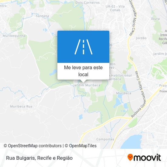 Rua Bulgaris mapa