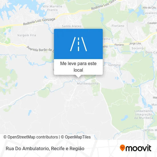 Rua Do Ambulatorio mapa