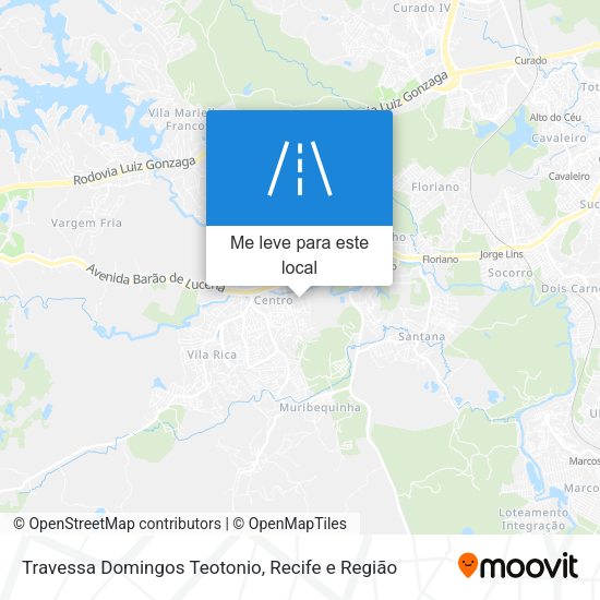 Travessa Domingos Teotonio mapa