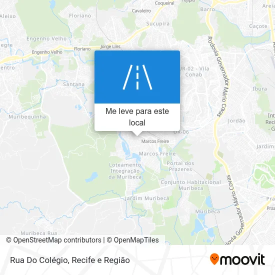 Rua Do Colégio mapa