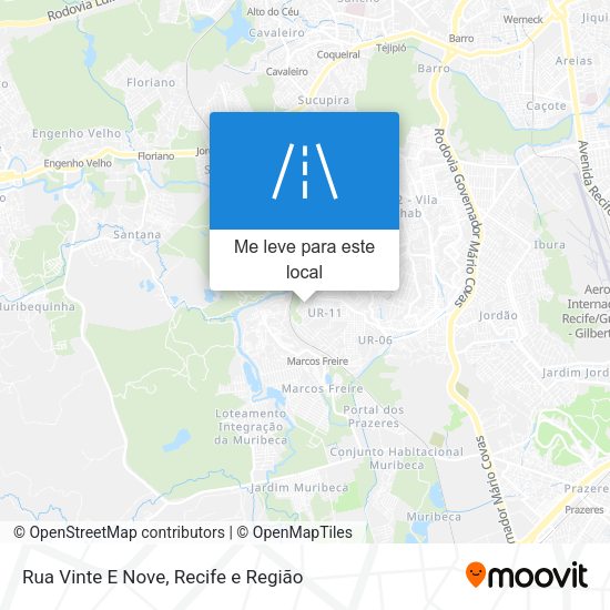 Rua Vinte E Nove mapa