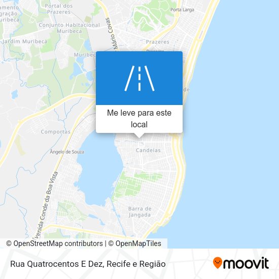 Rua Quatrocentos E Dez mapa