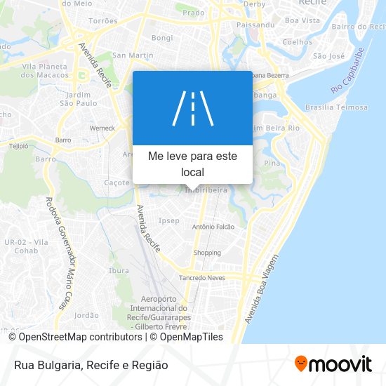 Rua Bulgaria mapa